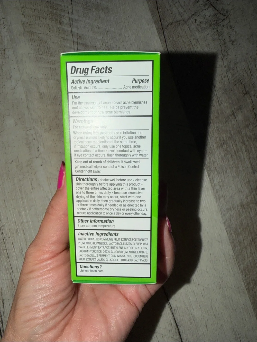 NEW Ole Henriksen Detox Drops 2% Salicylic Acid Acne Toner